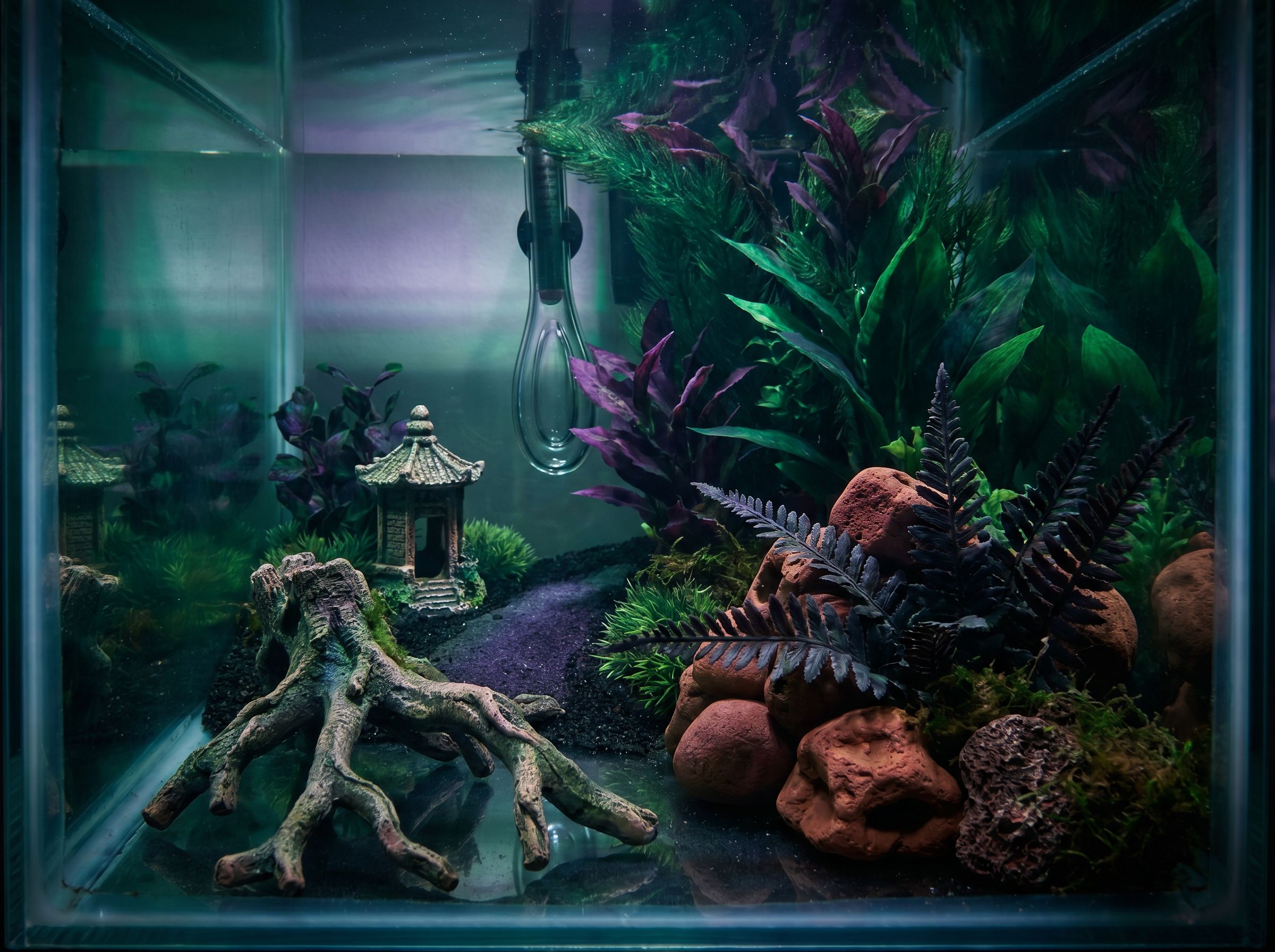 Decoration aquarium eau douce : materiaux compatibles et idees de composition